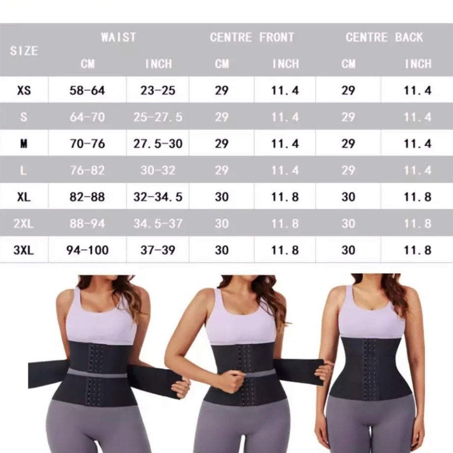 مشد البطن بتحكم مضاعف بثلاث طبقات للولادة والجيم